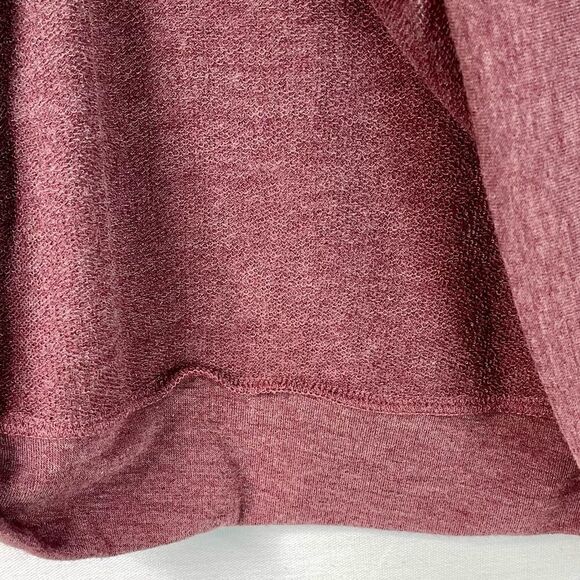 NWT First Love Brushed Fleece Leopard Patchwork Long Sleeve (Burgundy) - Large - Picture 7 of 9